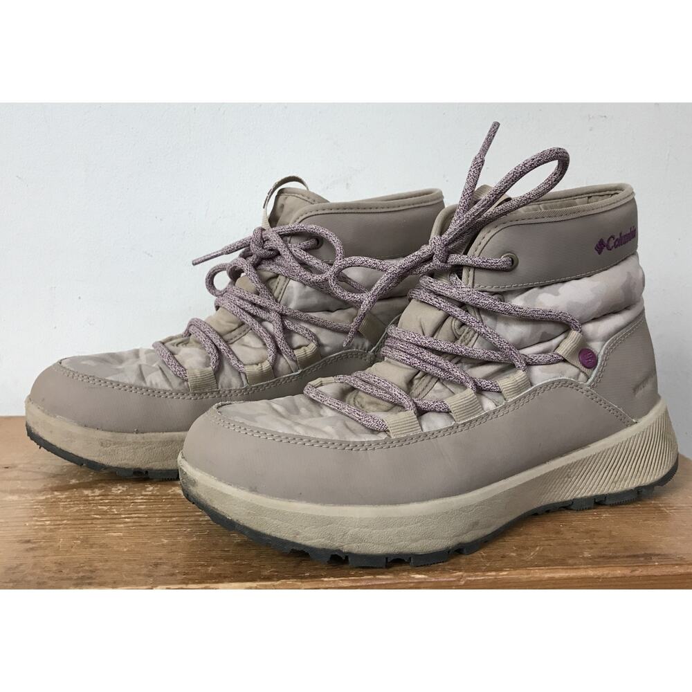 Columbia Slopeside Village Womens Omni Heat Waterproof Boots Camo BL0151-212 7